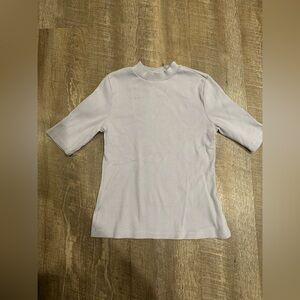 Anthropologie Soft purple/ Gray  Sleeve Tee